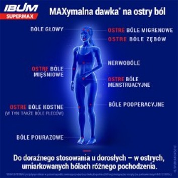 Ibum Supermax, 600 mg, kapsułki miękkie, 10 sztuk