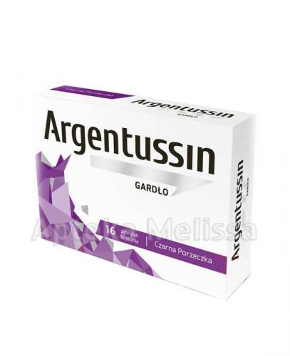 ArgenTussin Gardło smak czarna porzeczka 16 sztuk zdjęcie