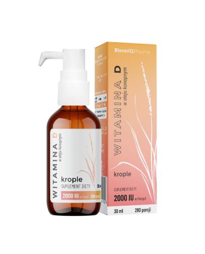 Witamina D w oleju konopnym, krople, 30 ml zdjęcie