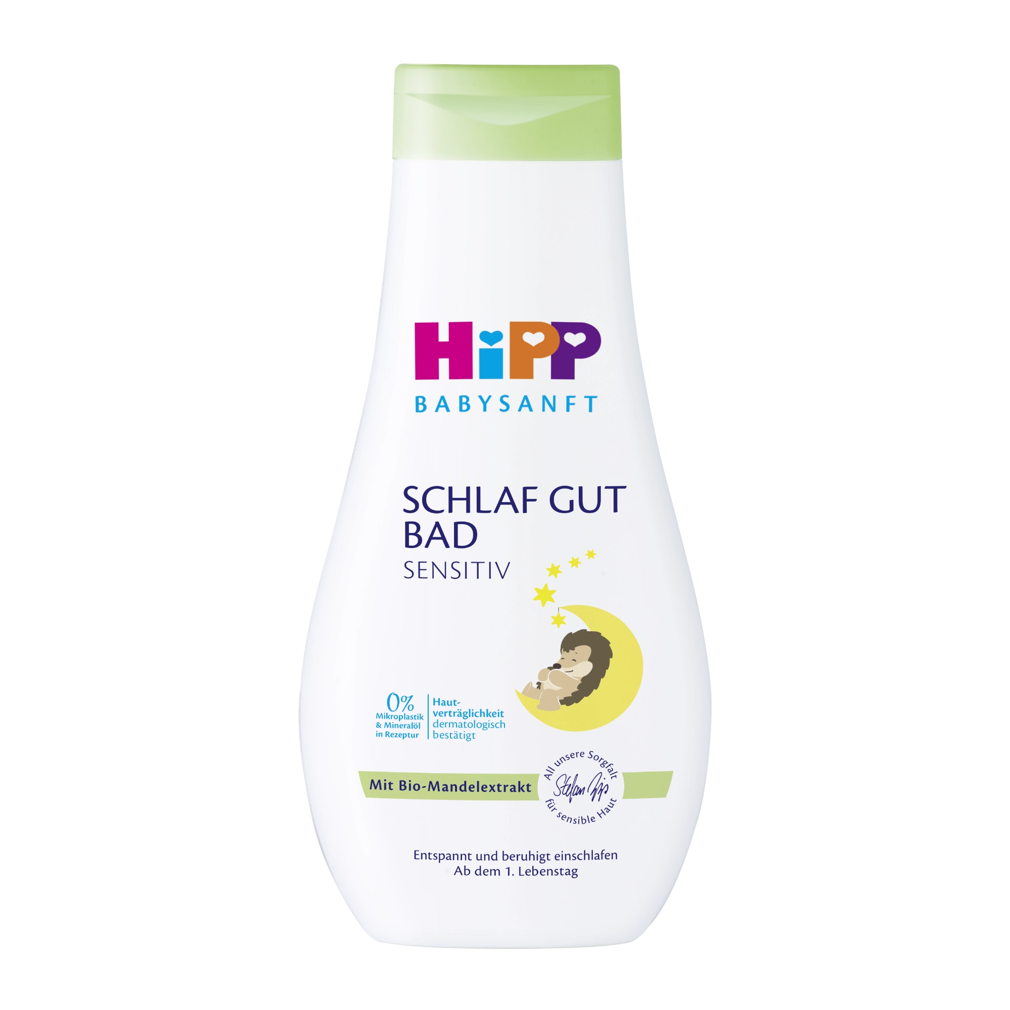 HiPP Babysanft Sensitive płyn do kąpieli na dobranoc 350ml zdjęcie