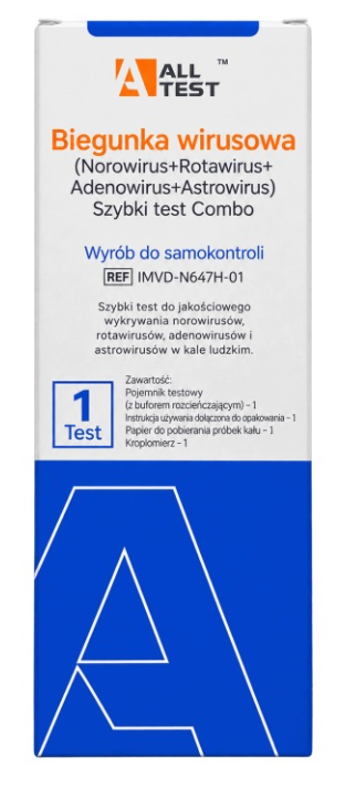 Szybki Test Combo Biegunka wirusowa, 1 sztuka zdjęcie