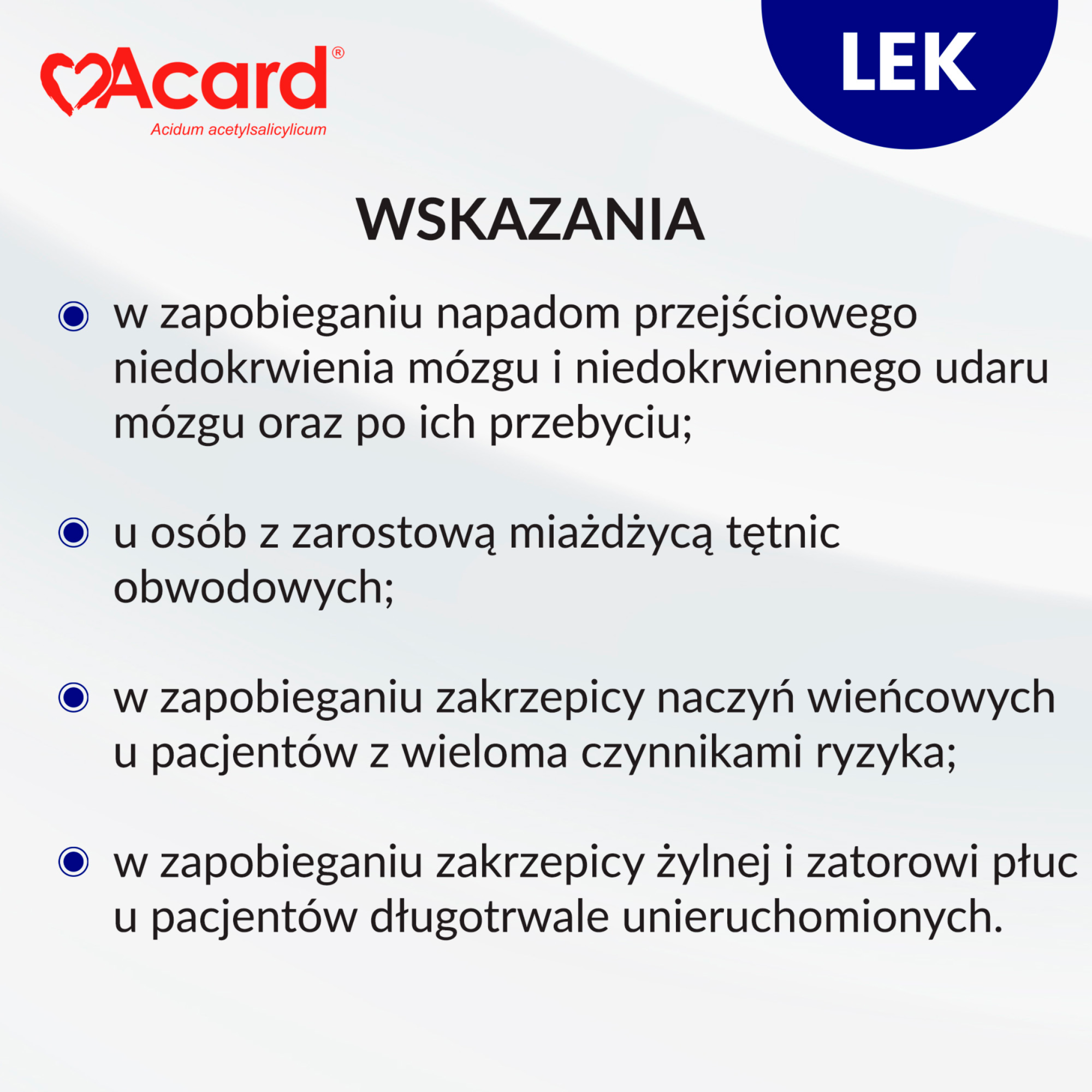 Acard 150mg 60 tabletek