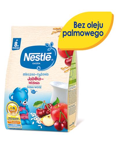 Nestle Kaszka mleczno-ryżowa Jabłko-wiśnia po 8. miesiącu - 230 g - cena, opinie, wskazania zdjęcie