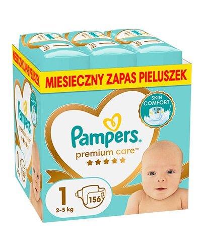 Pampers Premium Care Pieluszki rozmiar 1 (2kg-5kg) 156 sztuk zdjęcie