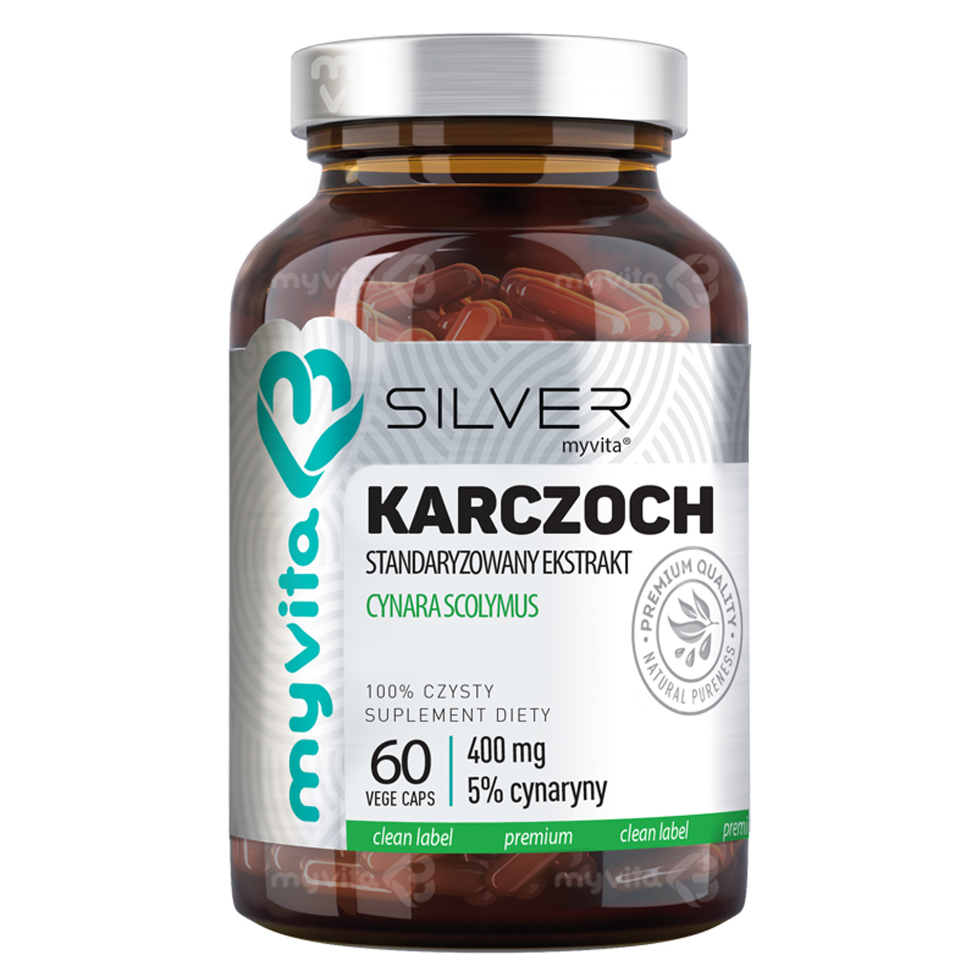 MyVita Silver Karczoch 400 mg - 60 kaps. zdjęcie