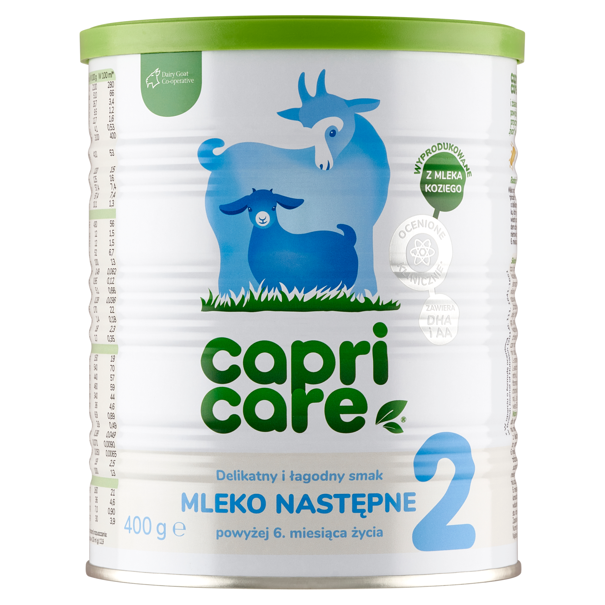 CapriCare 2 mleko następne powyżej 6 miesiąca oparte na mleku kozim 400 g zdjęcie