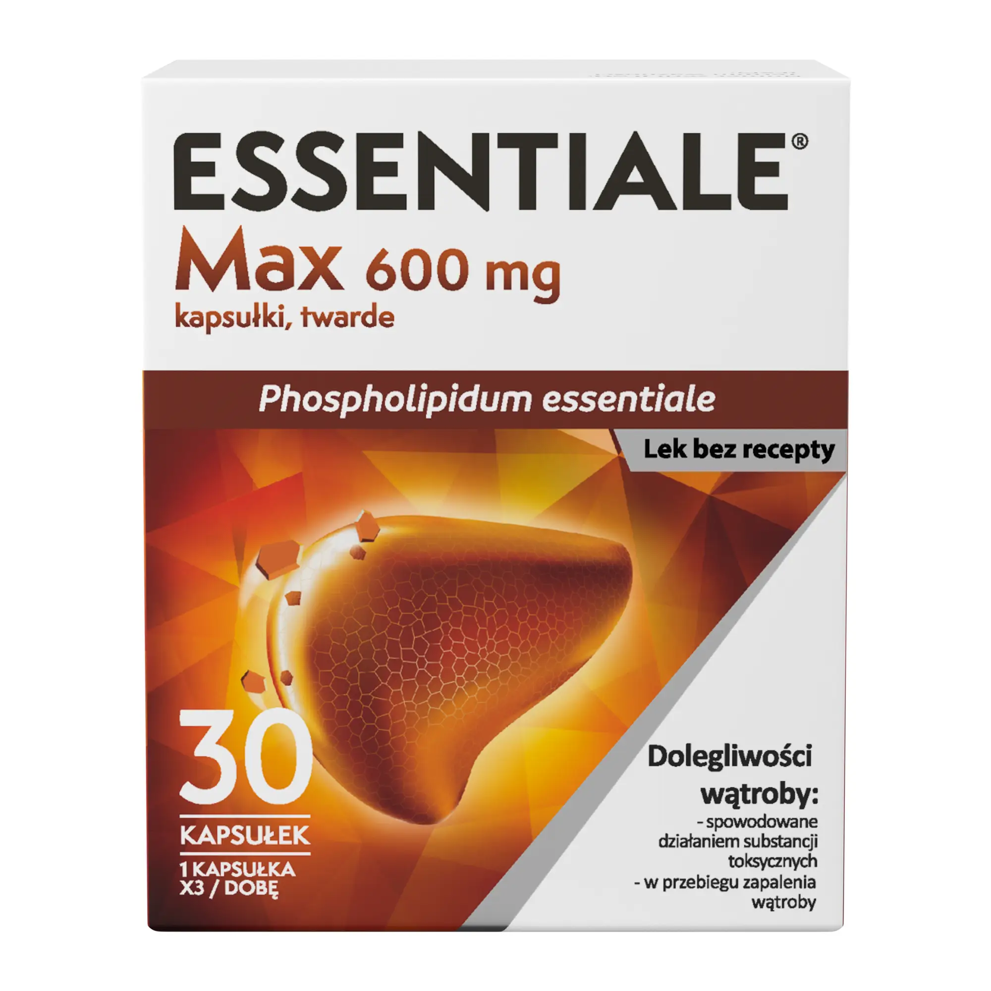 Essentiale Max 600 mg, kapsułki, 30 sztuk zdjęcie