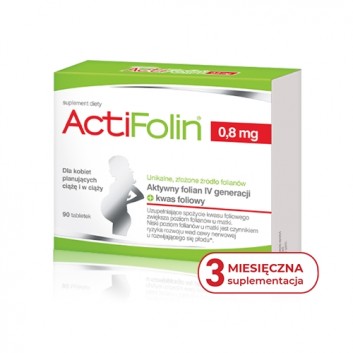 ActiFolin 0,8 mg 90 tabletek