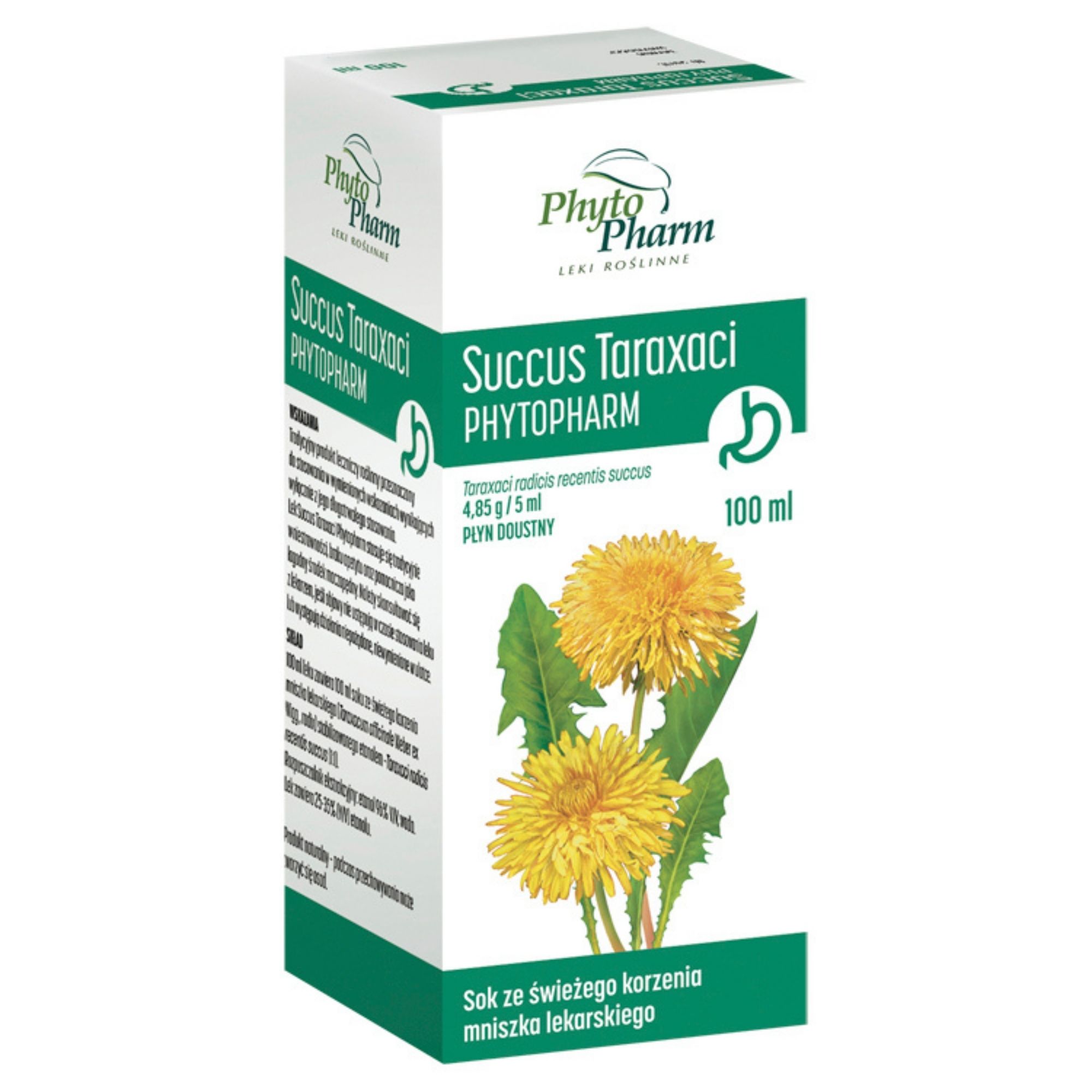Succus Taraxaci 4,85 g/5 ml płyn doustny 100ml zdjęcie
