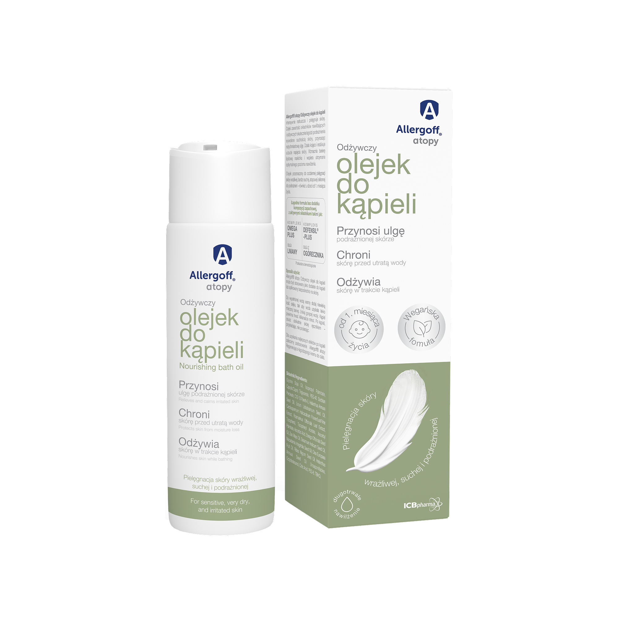 Allergoff atopy, odżywczy olejek do kąpieli, 200 ml zdjęcie