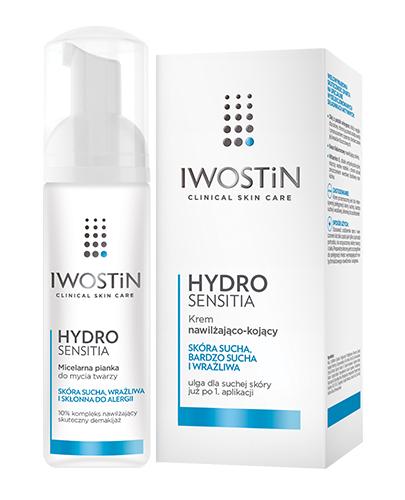 Iwostin Hydro Sensitia Micelarna pianka, 165 ml + Krem nawilżająco-kojący, 50 ml zdjęcie