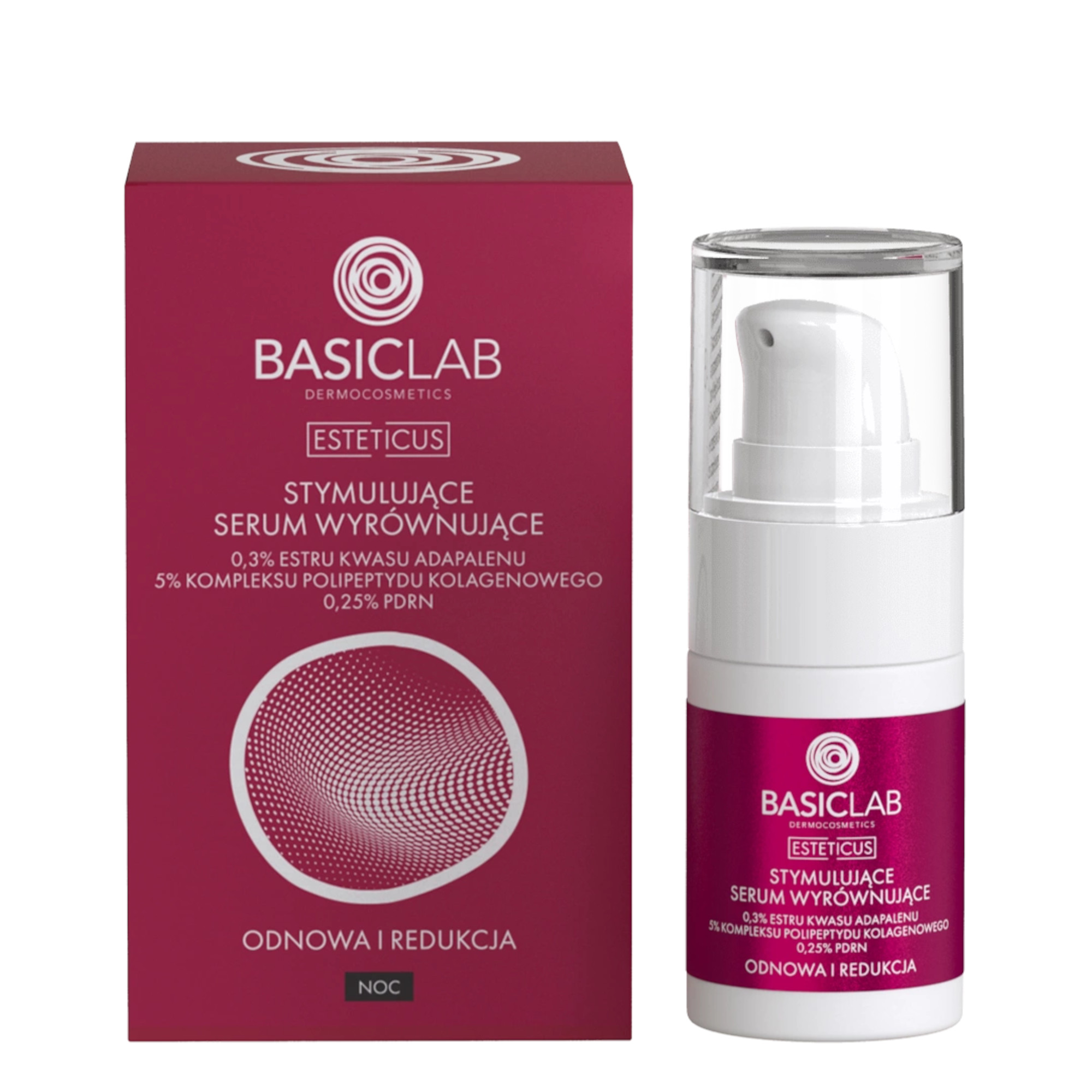 Basiclab, Stymulujące serum wyrównujące Odnowa i Redukcja, 15 ml zdjęcie