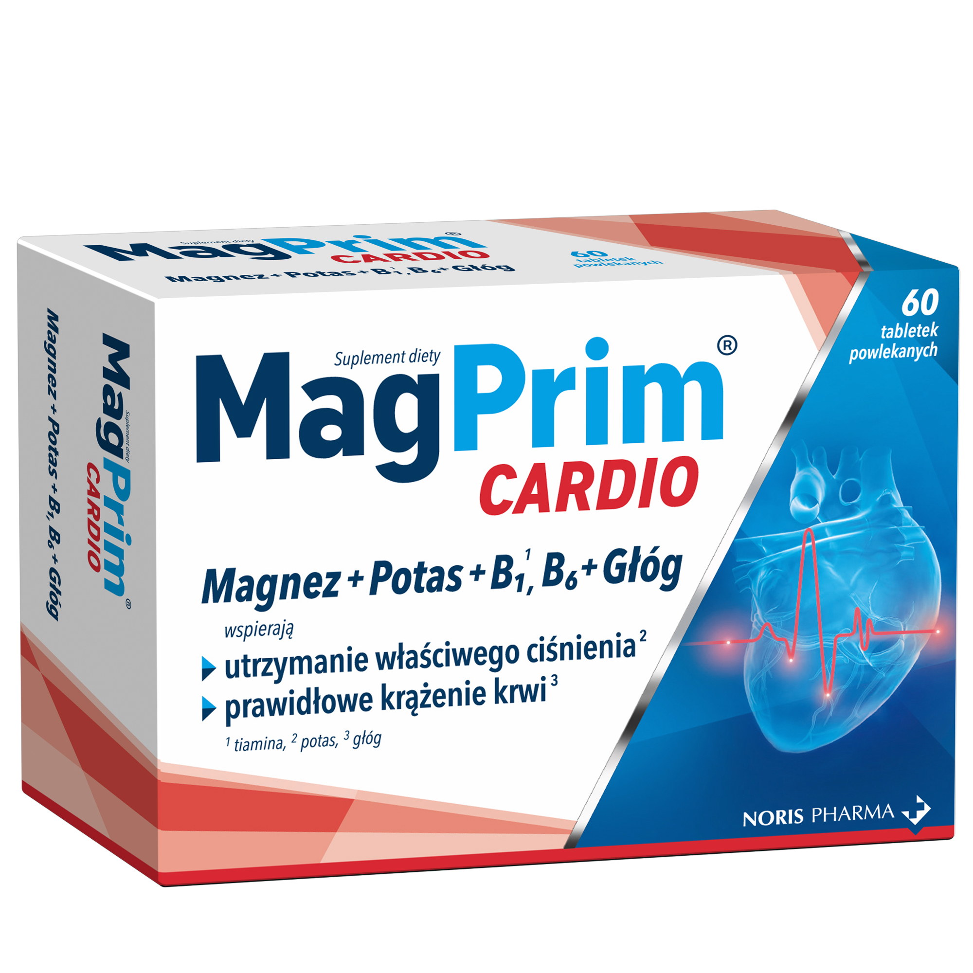 Noris Pharma, MagPrim Cardio, tabletki, 60 sztuk zdjęcie