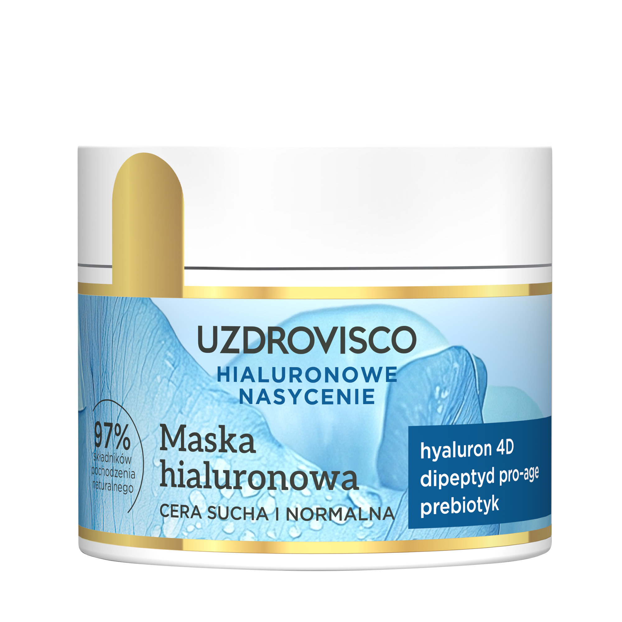 Uzdrovisco Maska hialuronowa hialuronowe nasycenie, 40 ml zdjęcie