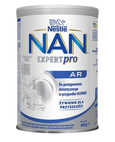 Nestle Nan Expert Pro AR dla niemowląt z tendencją do ulewań od urodzenia, 400 g zdjęcie