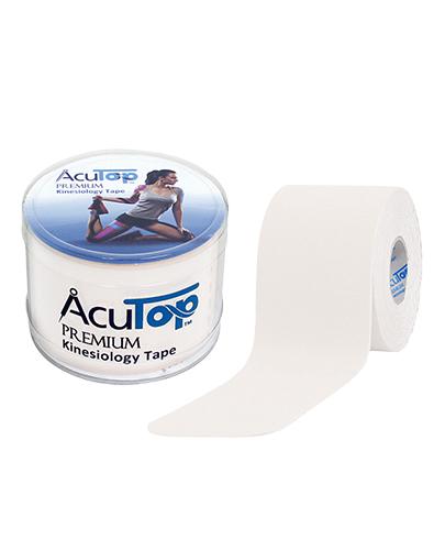 AcuTop Premium Kinesiology Tape 5 cm x 5 m biały, 1 sztuka, cena, opinie, stosowanie zdjęcie