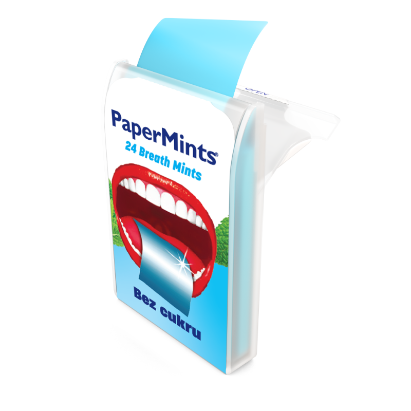 Paper Mints, listki miętowe odświeżające oddech, 24 sztuki