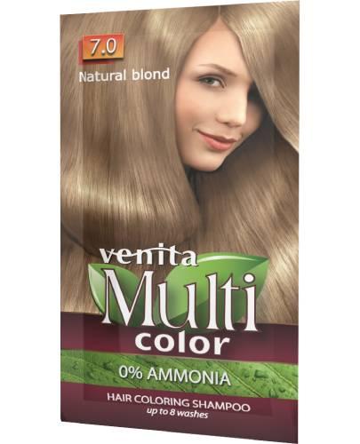Venita Multi Color, szampon koloryzujący, 7.0 Naturalny Blond, 40 g zdjęcie