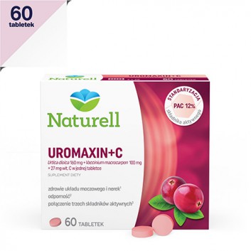 Naturell Uromaxin + C 60 tabletek