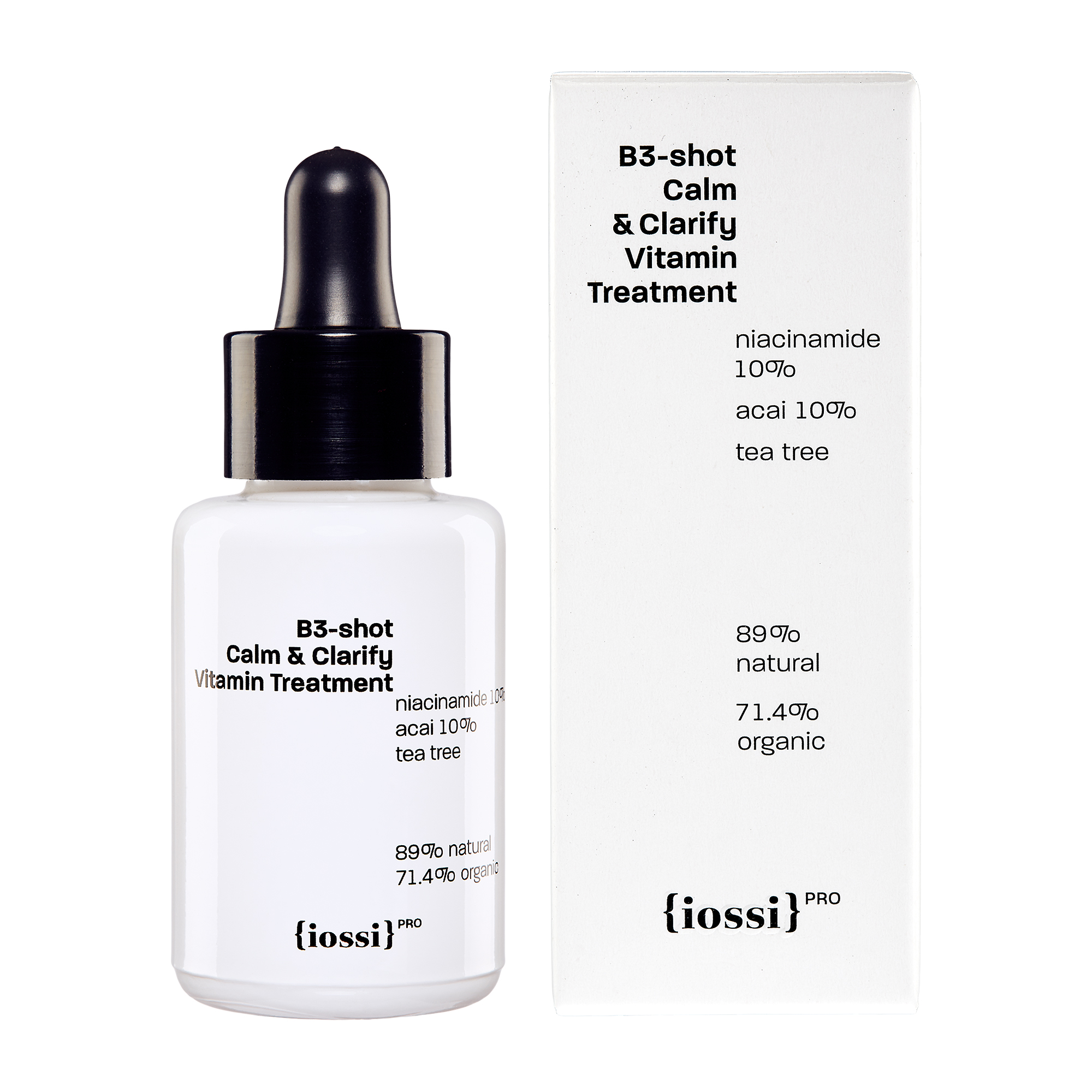 Iossi, B3-shot Calm&Clarify Vitamin Treatment, 30 ml