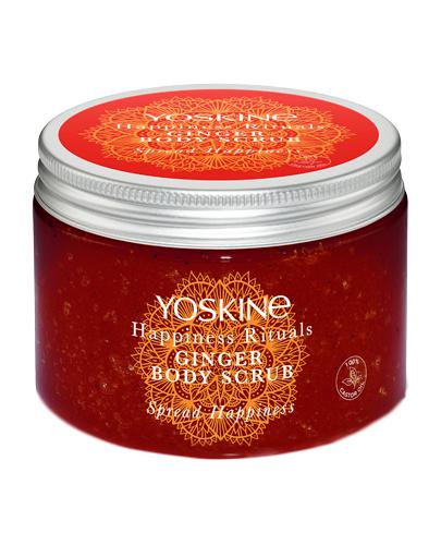 Dax Yoskine Happiness Rituals Peeling Cukrowy do ciała Ginger, 300 g, cena, opinie, skład zdjęcie