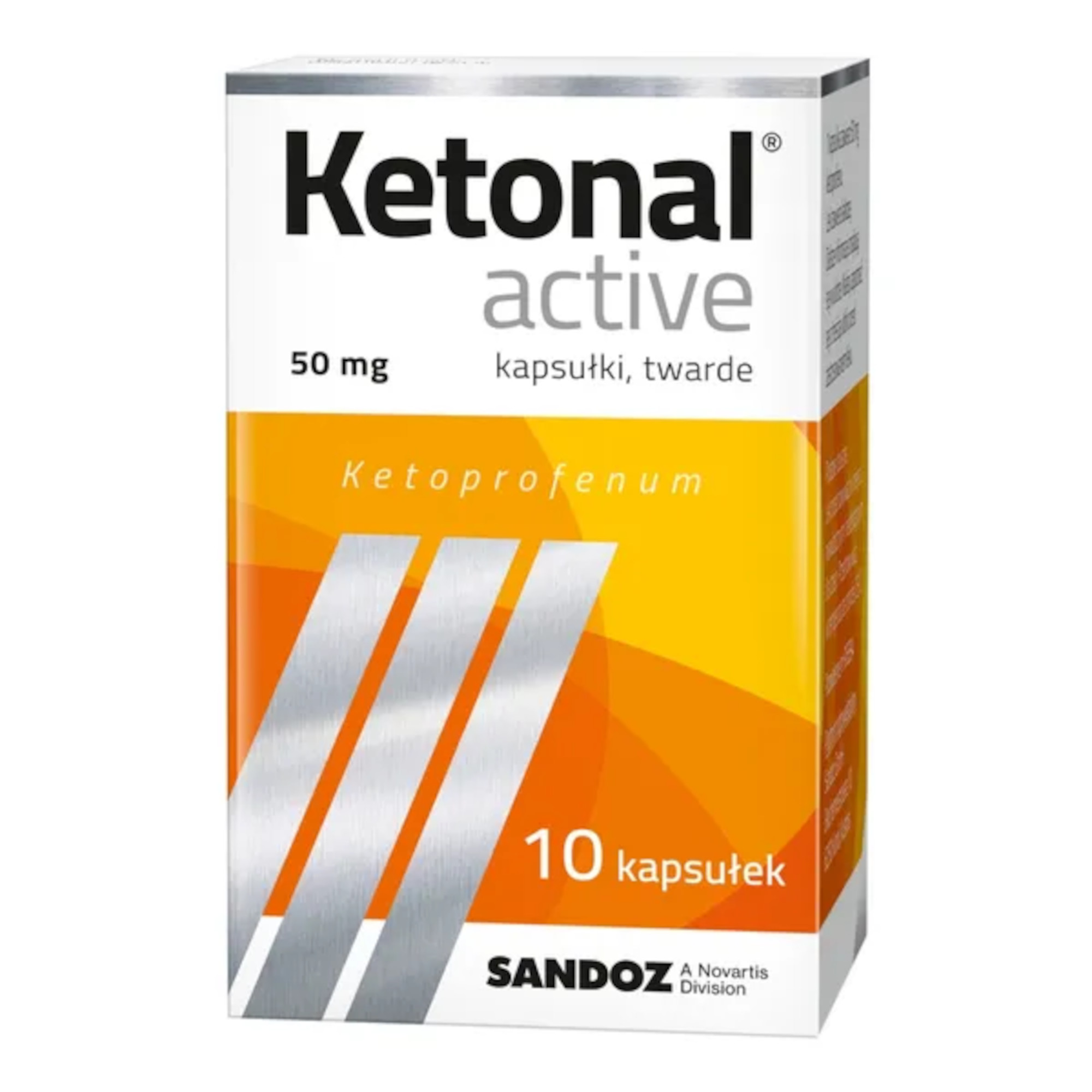 Ketonal Active 50 mg, kapsułki, 10 sztuk zdjęcie