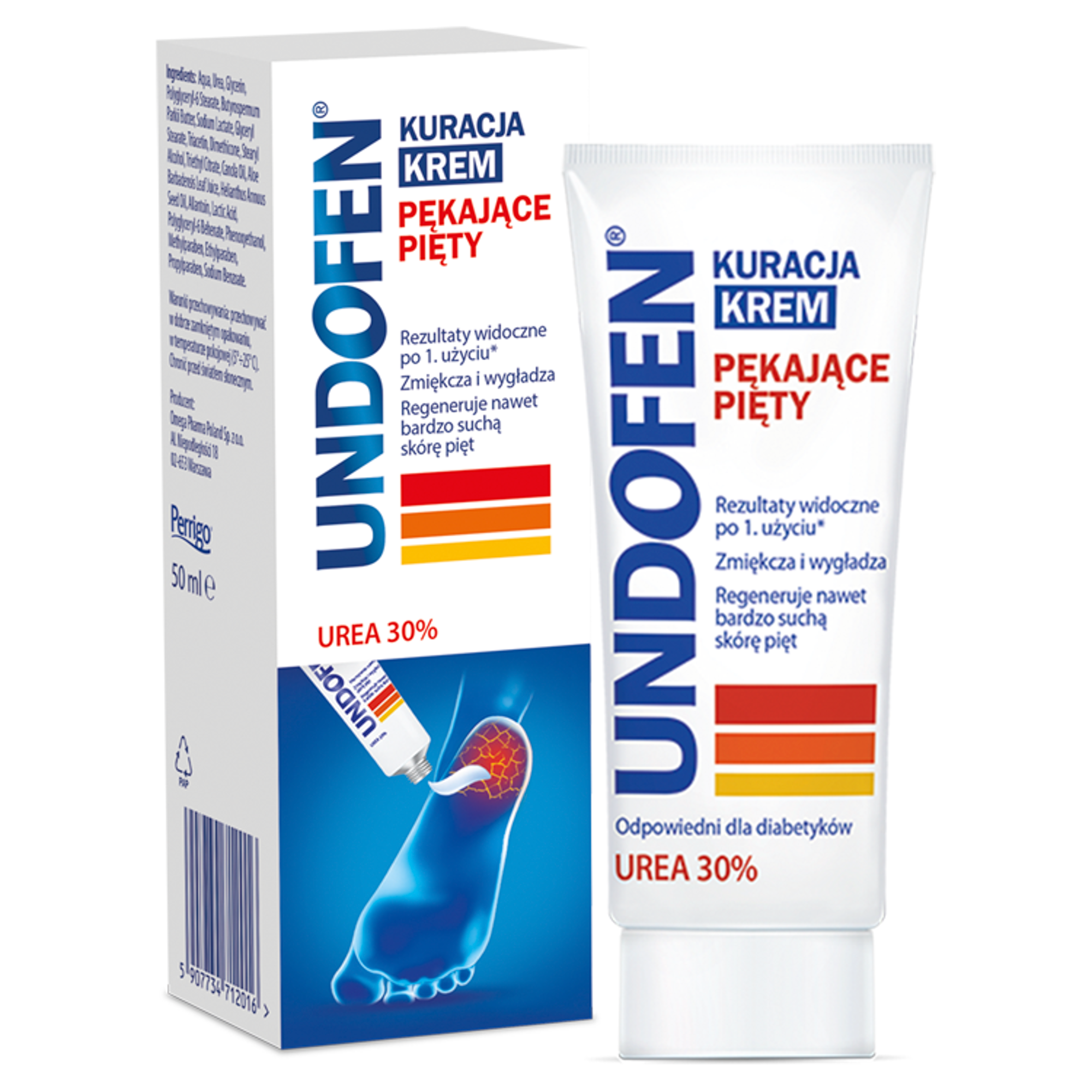 UNDOFEN Krem na pękające pięty - 50 ml zdjęcie