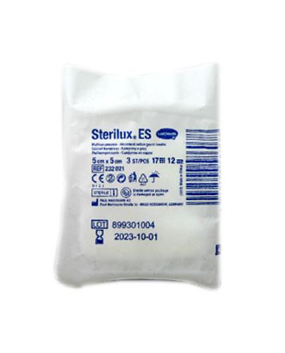 HARTMANN STERILUX ES Kompresy jałowe 17-nitkowe, 12-warstwowe 5 cm x 5 cm, 3 sztuki zdjęcie