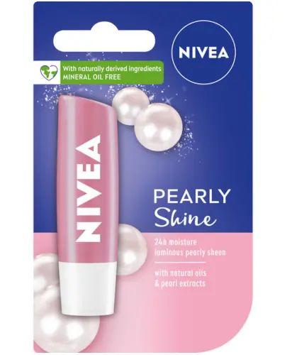 Nivea Pearly Shine pielęgnująca pomadka do ust 4,8 g zdjęcie