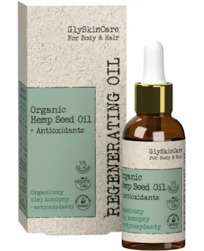 GlySkinCare For Body & Hair organiczny olej konopny + antyoksydanty 30 ml zdjęcie