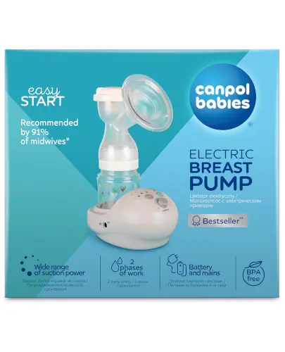Canpol Babies Laktator elektryczny EasyStart 1 sztuka [12/215] zdjęcie
