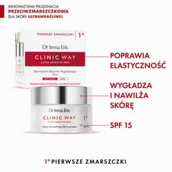 Dr Irena Eris Clinic Way 1° Dermokrem aktywnie wygładzający na dzień 50 ml