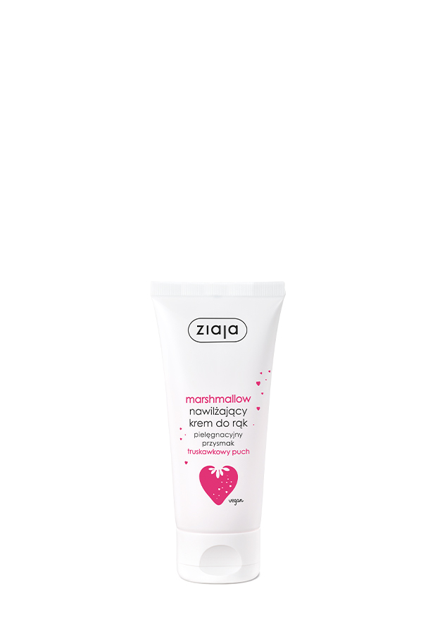 ZIAJA MARSHMALLOW Nawilżający krem do rąk Truskawkowy puch - 50 ml zdjęcie
