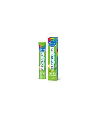 Plusssz Elektrolity + 100% Multiwitamina cytryna & mięta, 24 tabletki musujące zdjęcie