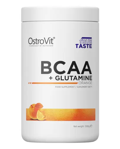 OstroVit BCAA + Glutamina smak pomarańczowy 500 g zdjęcie
