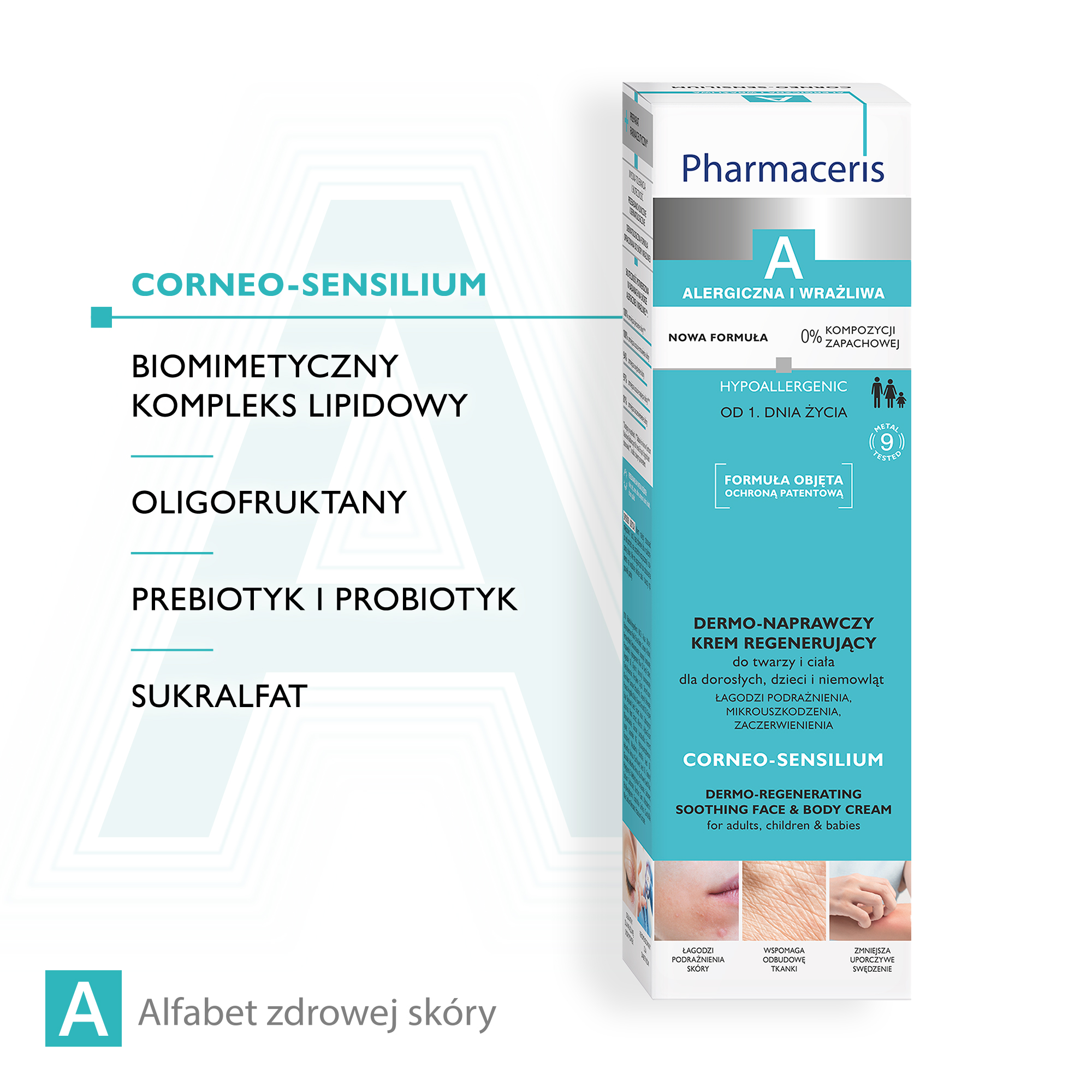 PHARMACERIS A CORNEO-SENSILIUM, naprawczy krem łagodzący, 75 ml