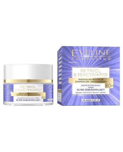 Eveline Retinol Niacynamid Skoncentrowany Krem silnie odbudowujący na dzień 60+, 50 ml zdjęcie