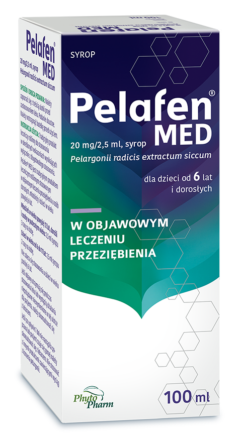 Pelafen MED, 20 mg/2,5 ml, syrop, 100 ml zdjęcie