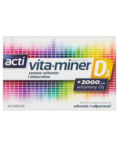 Acti Vita-Miner D3 60 tabletek zdjęcie