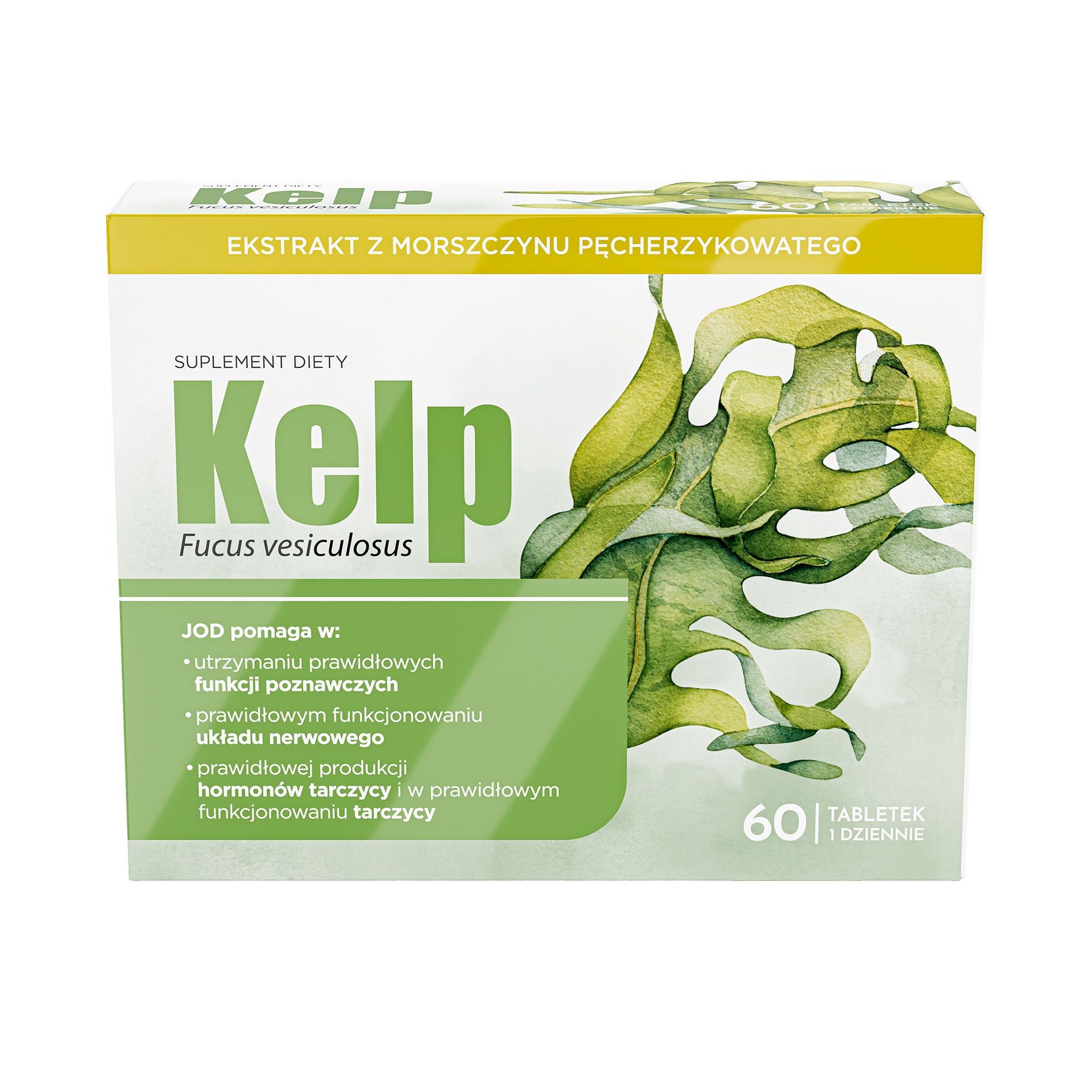 Nature Pharm KELP Jod 150 mg, 60 tabletek