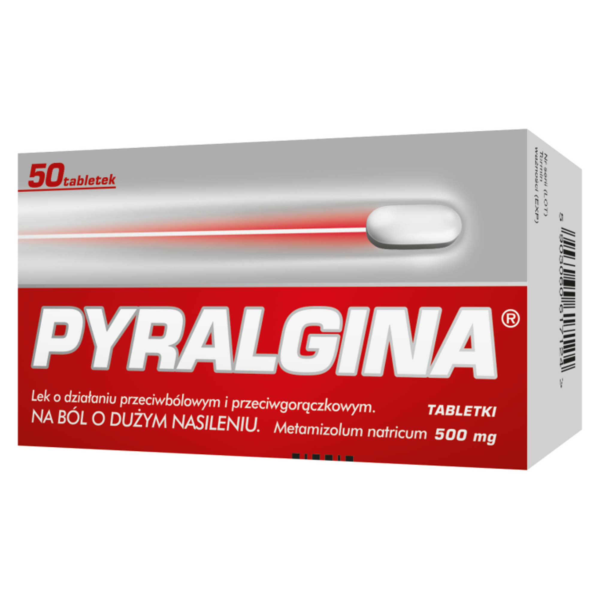 Pyralgina 500mg 50 tabletek zdjęcie