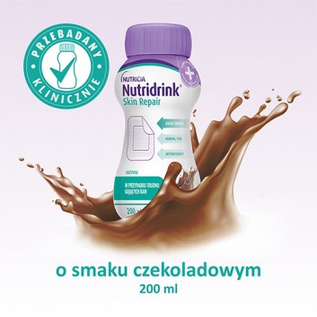 Nutridrink Skin Repair o smaku czekoladowym 4 x 200 ml