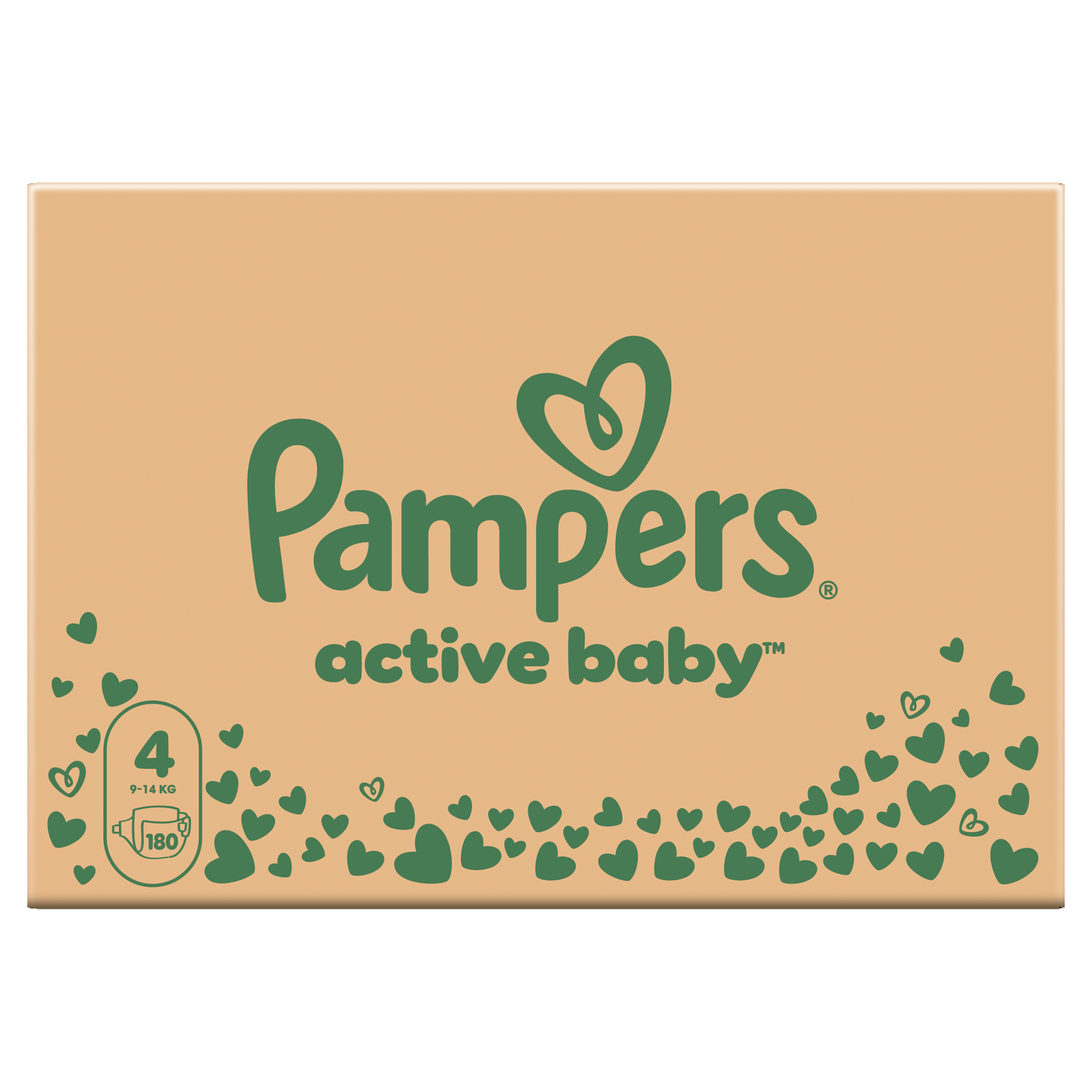 Pampers Active Baby 4 Maxi Pieluchy, 9-14 kg, 180 sztuk zdjęcie