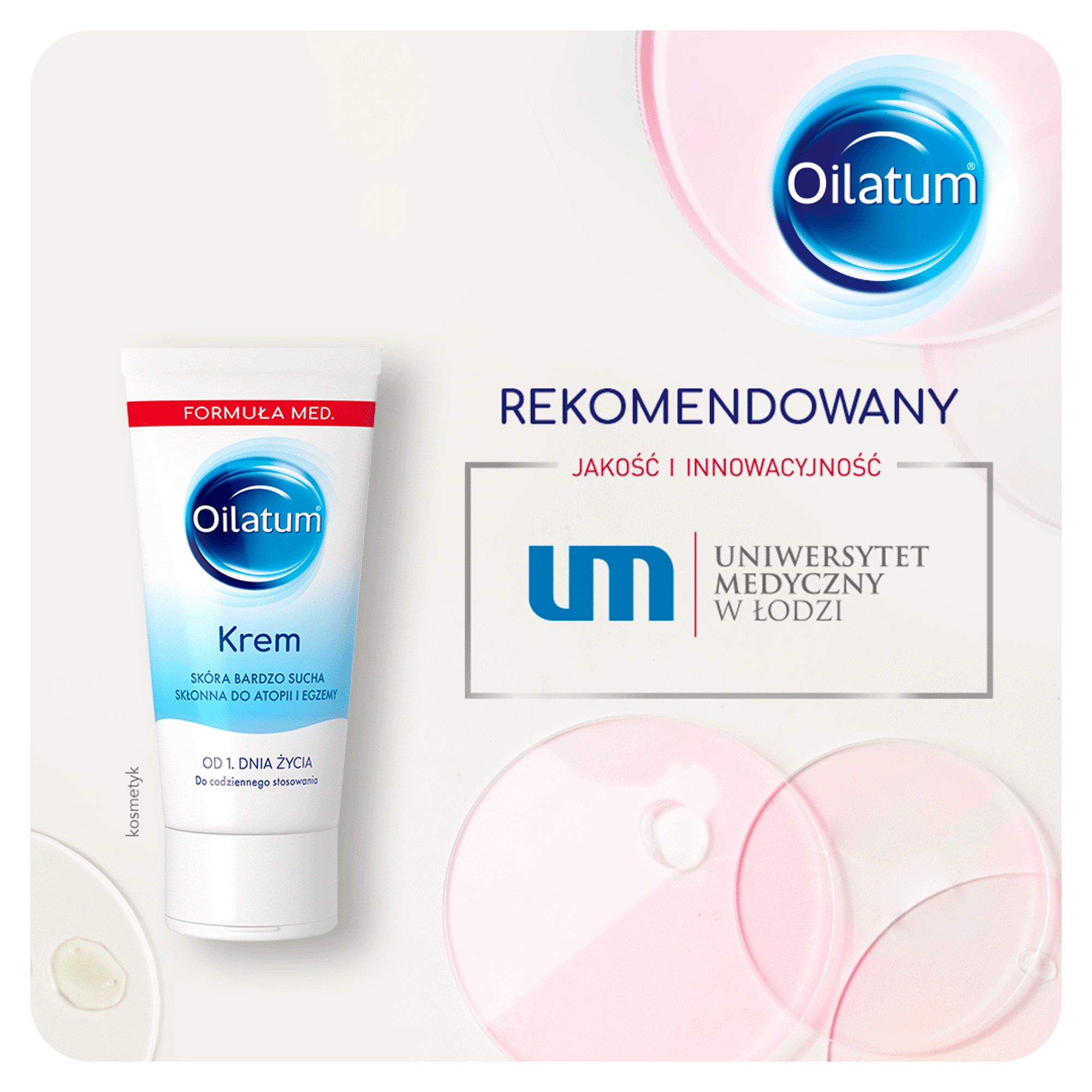 Oilatum Formuła Med. Krem skóra bardzo sucha, skłonna do atopii i egzemy 150 g
