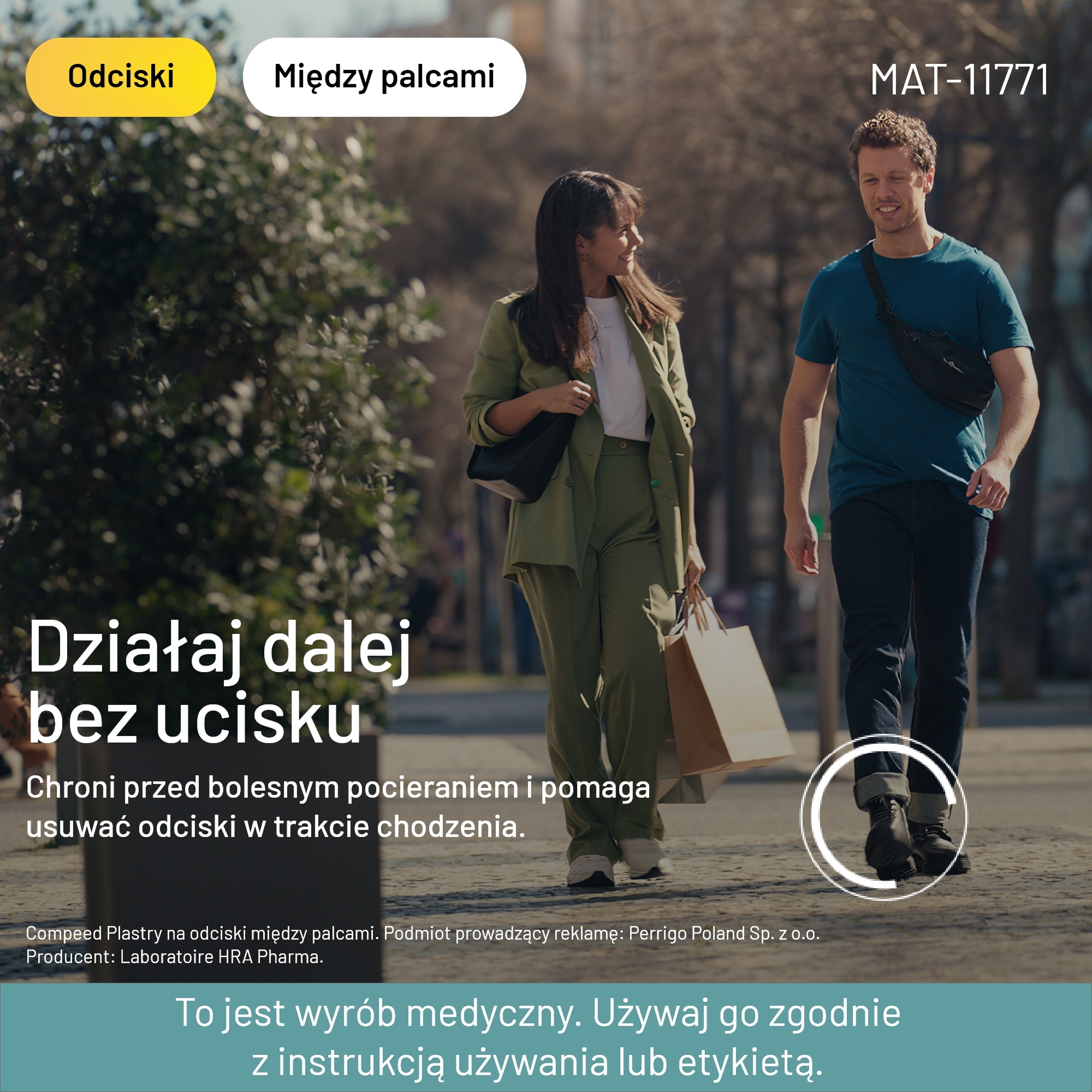 Compeed plastry na odciski między palcami, 10 sztuk
