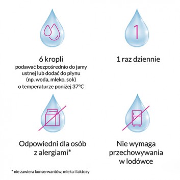 MULTILAC BABY Synbiotyk krople, 5 ml