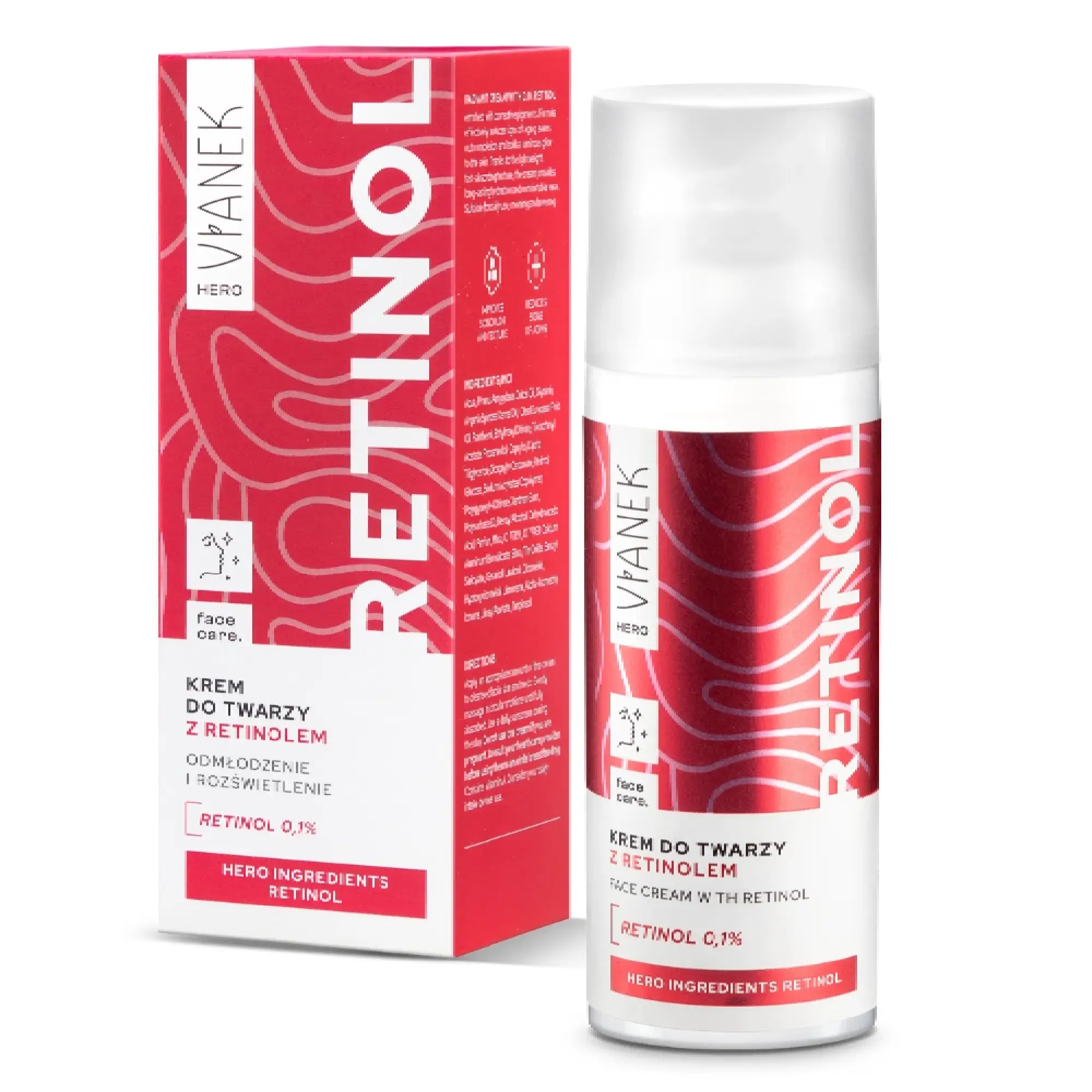 Vianek Hero krem do twarzy z retinolem, 50 ml zdjęcie