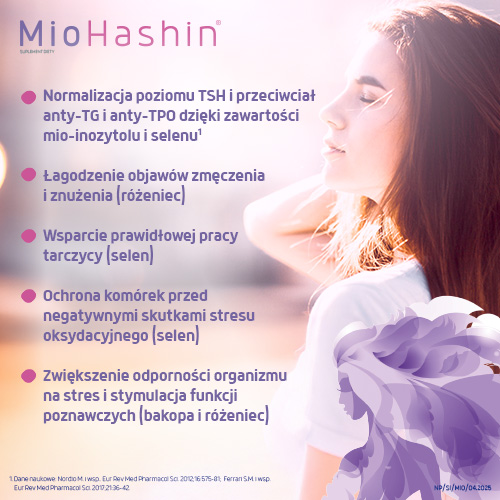 MioHashin, 60 kapsułek Mio + 30 kapsułek Hashin