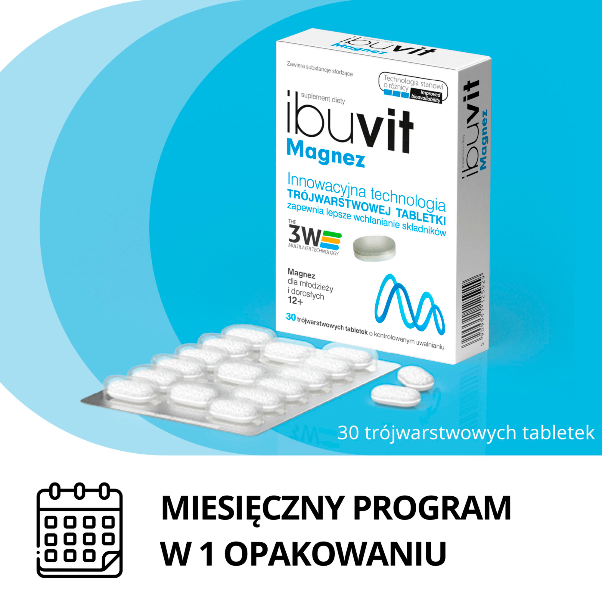 Ibuvit Magnez 30 tabletek