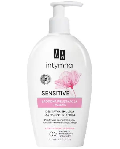 AA Intymna Senitive Delikatna emulsja do higieny intymnej 300 ml zdjęcie